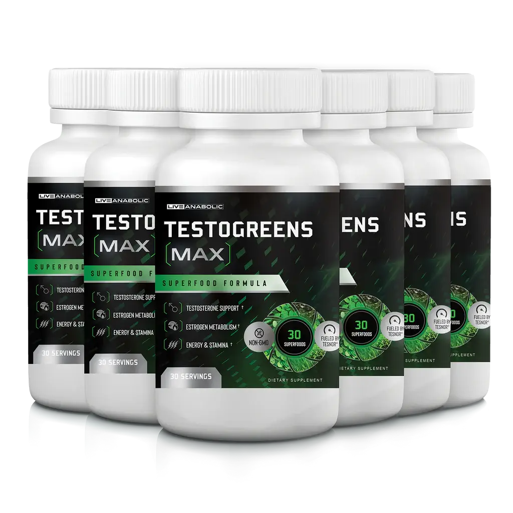 TestoGreens Max 6 Month Supply